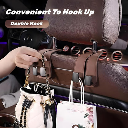 Car Seat Back Double Hook - Pack of 2