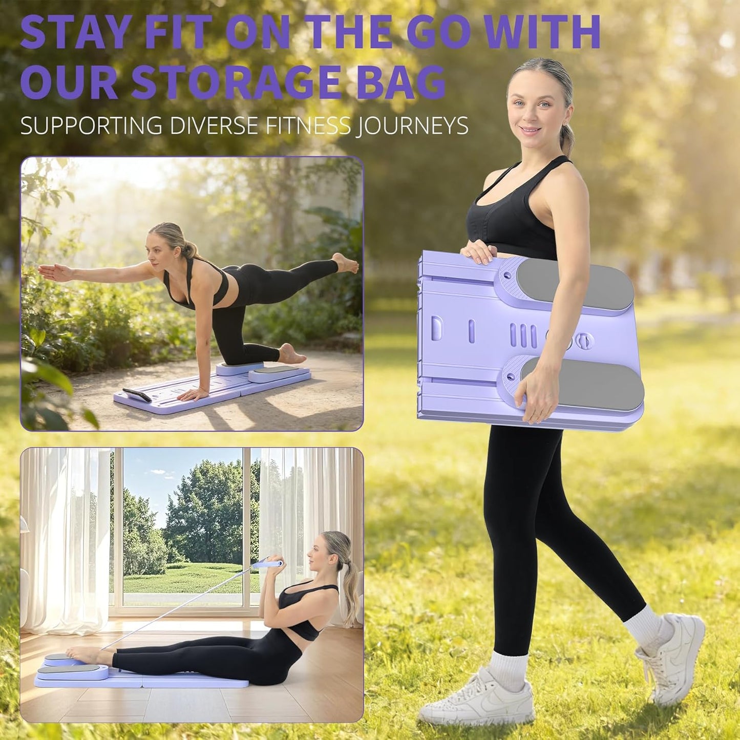 Multi-functional Foldable Pilates Board