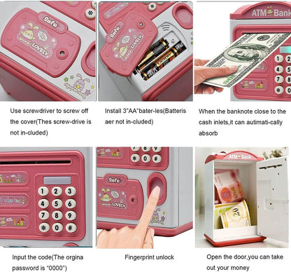 Fingerprint ATM Machine For Kids