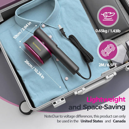 2-in-1 Steamer & Iron for Clothes (Rotatable Head)