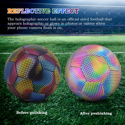Holographic Glow in the Dark Football