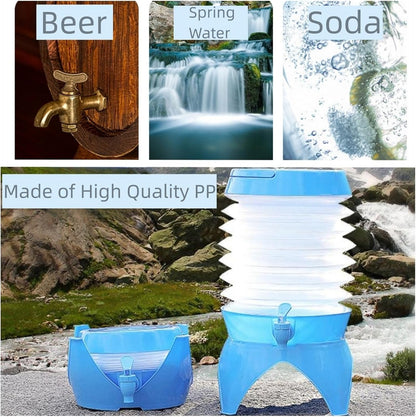 💧 Portable Foldable Dispenser II Perfect For Travel & Outdoor Use.