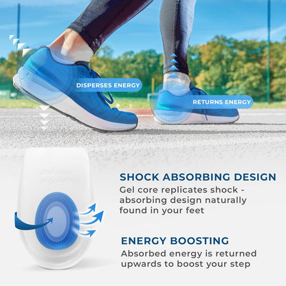 Silicone Shoes Insoles (Pair Of 2)