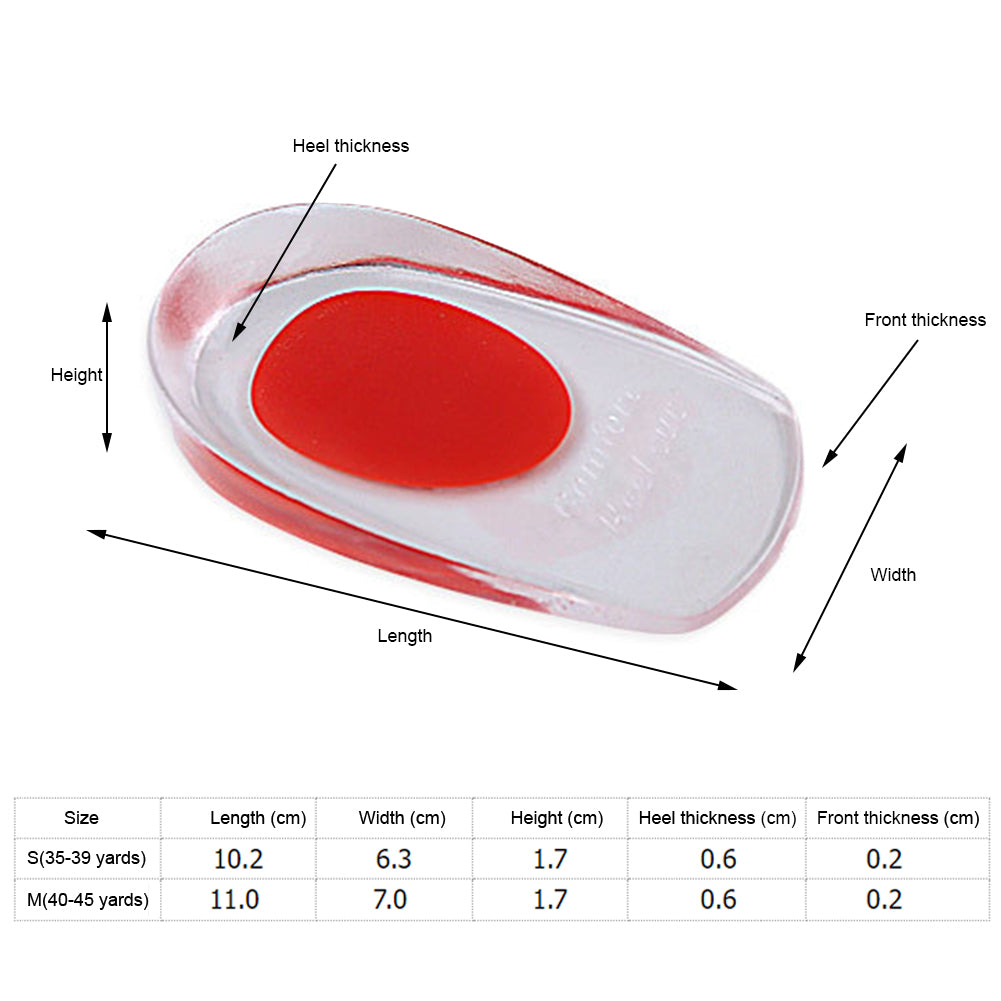 Silicone Shoes Insoles (Pair Of 2)