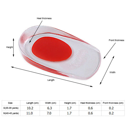 Silicone Shoes Insoles (Pair Of 2)