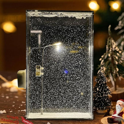 DIY Snowy Street LED Lamp