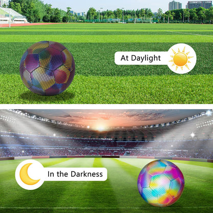 Holographic Glow in the Dark Football