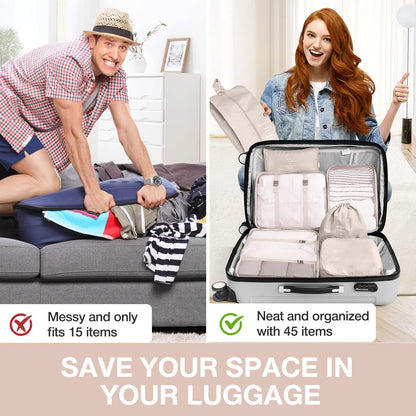8 Pcs Travel Organizer Set