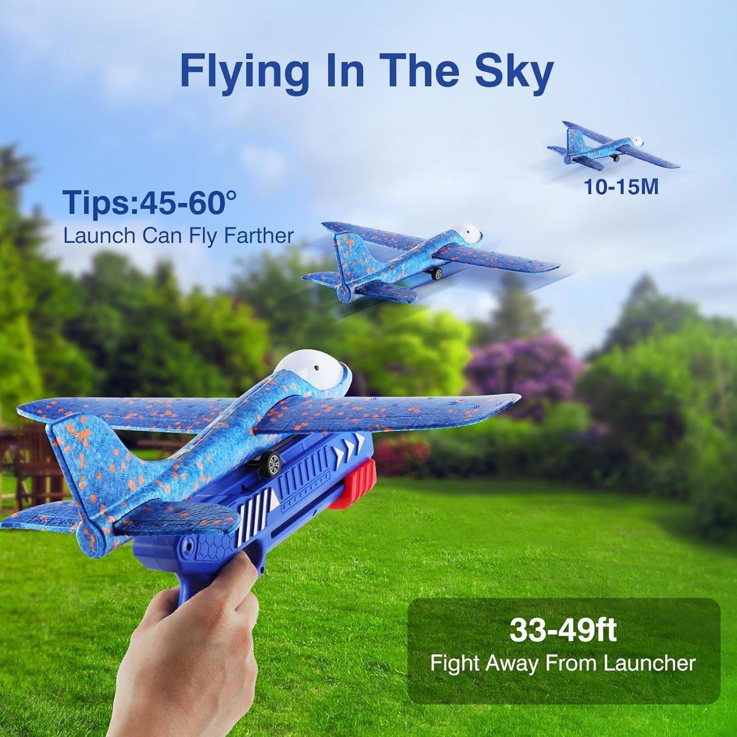 Flying Airplane With Shooting Gun