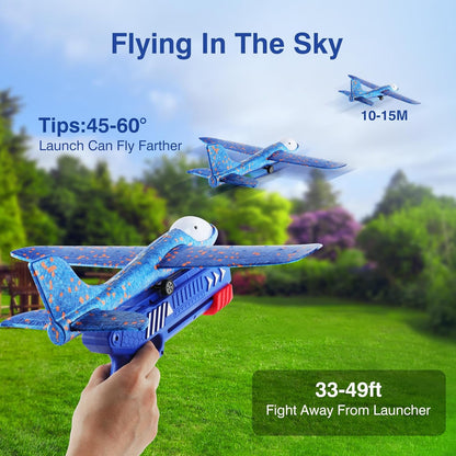Flying Airplane With Shooting Gun