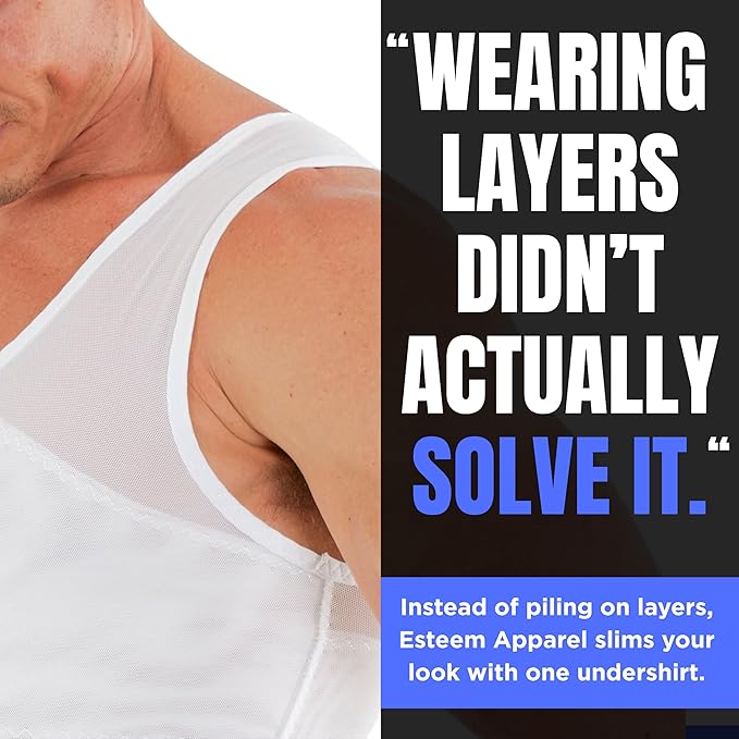 Bodysuit Compression Undershirt Vest For Loose Belly
