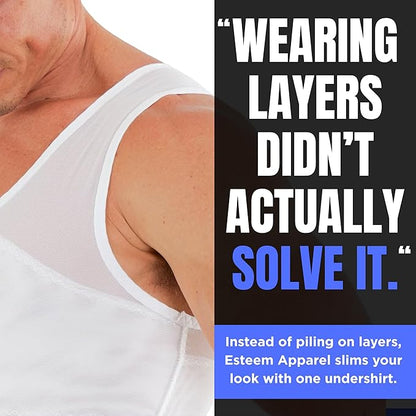 Bodysuit Compression Undershirt Vest For Loose Belly