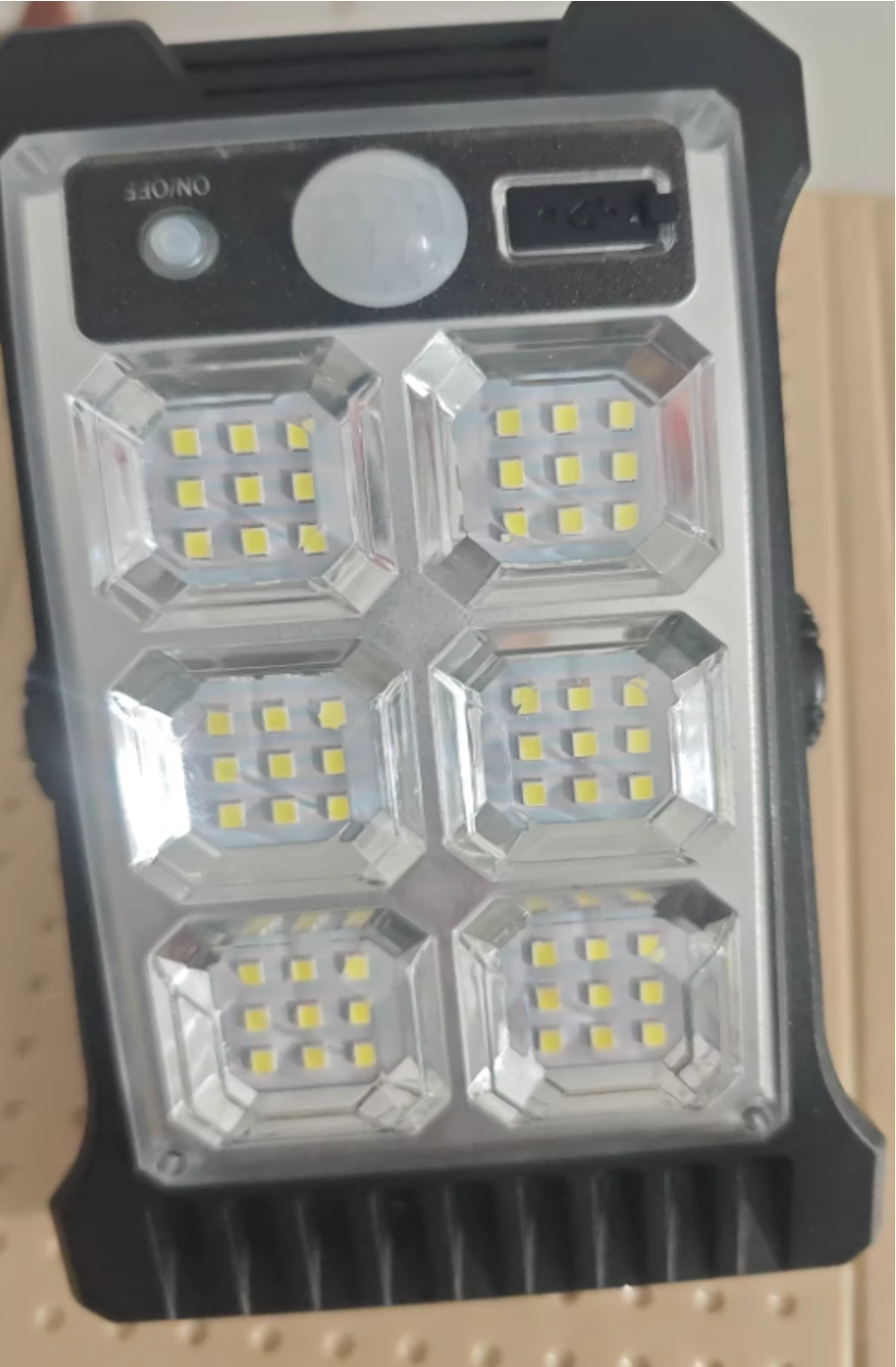 Solar Power Clip On Motion Sensor LED Light