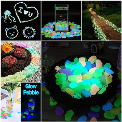 Glow In Dark Garden Rocks