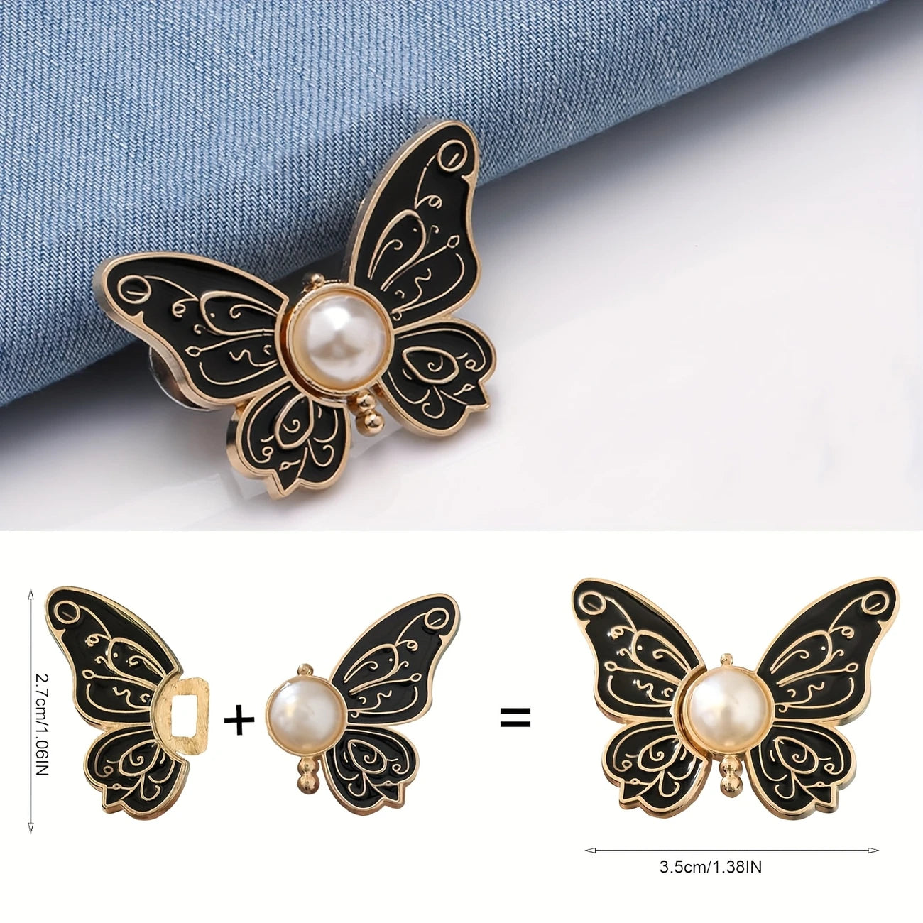 Adjustable Waistband Button Pin ( Multicolor)