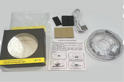 Waterproof Bicycle LED Hub Light