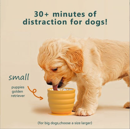 Non Slip Silicone Suction Slow Feeding Pet Bowl