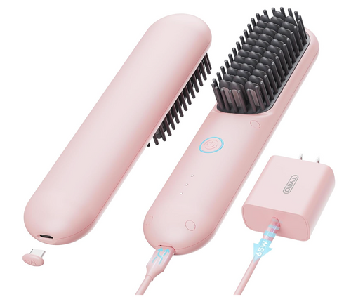 Cordless Hair Straightener Brush
