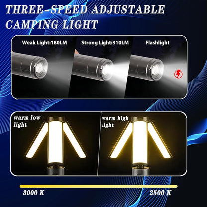 Rechargeable Expandable Camping Light Stand