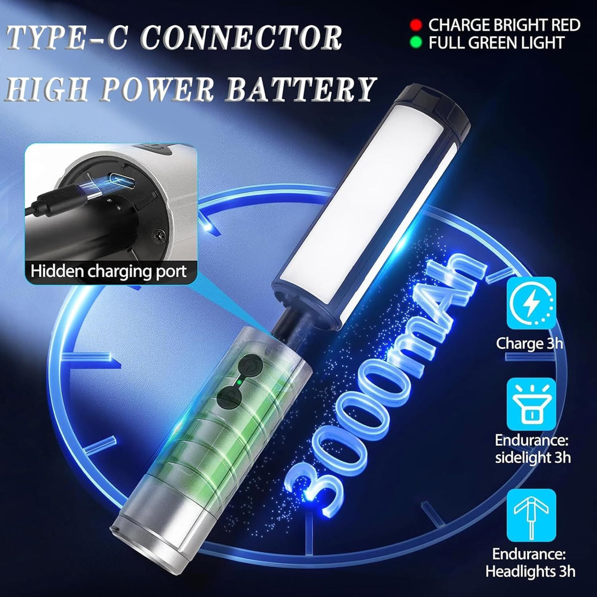 Rechargeable Expandable Camping Light Stand