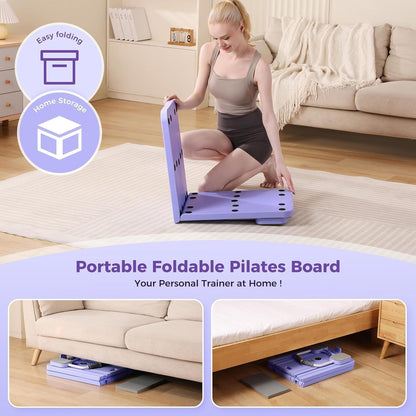 Multifunction & Foldable Pilates Platform With Timer