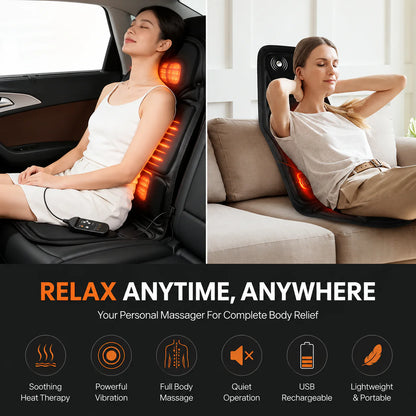 8-Node Heated Seat Massager