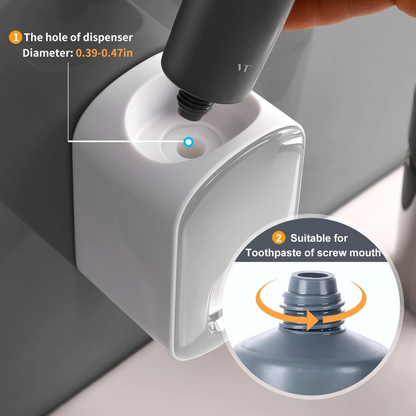 Wall Mounted Toothpaste Dispenser