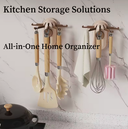 Multi Organizer Foldable Wall-Mounted Hook