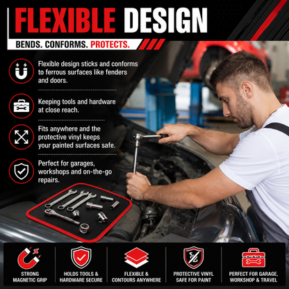 Flexible Magnetic Tool And Parts Mat