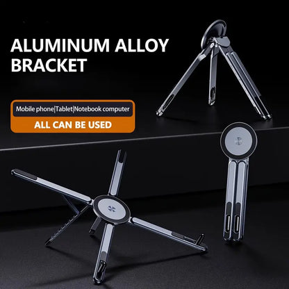 3-in-1 Laptop Foldable Stand (Aluminium)