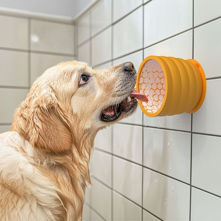 Non Slip Silicone Suction Slow Feeding Pet Bowl
