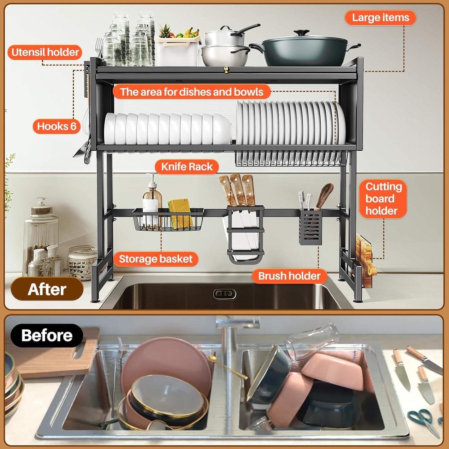 Large Space Multi-Tier Storage Rack