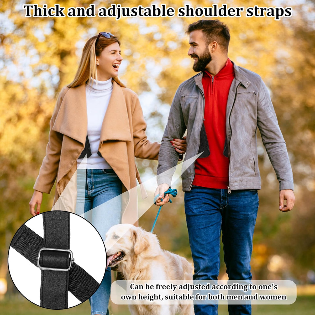 Multifunctional Underarm Satchel Zipper Bag