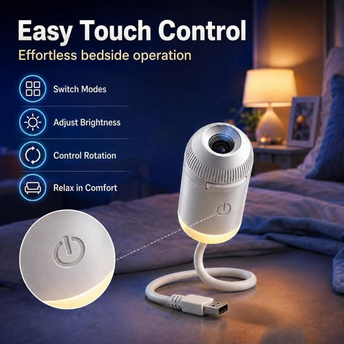 2 In 1 Mini Galaxy Projector (3 Films Included)