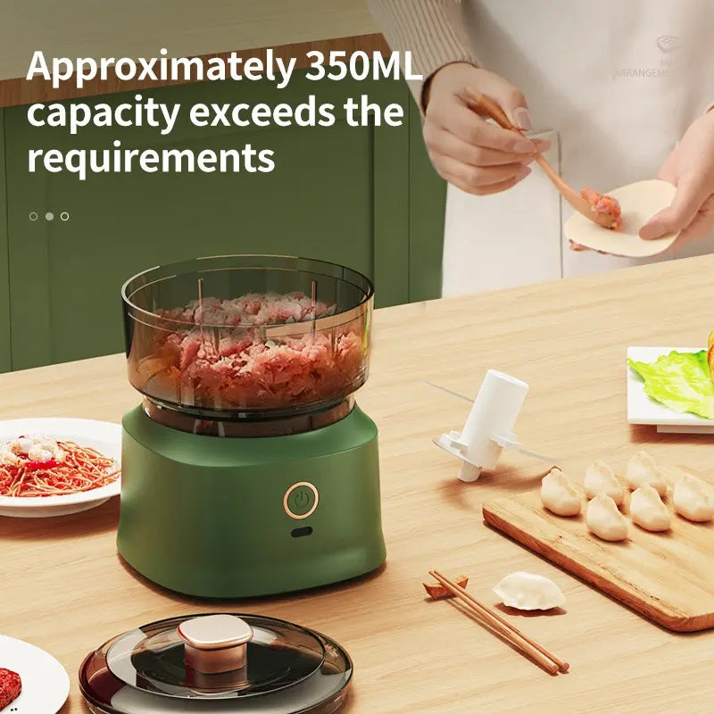 Electric Mini Portable Food Chopper & Grinder