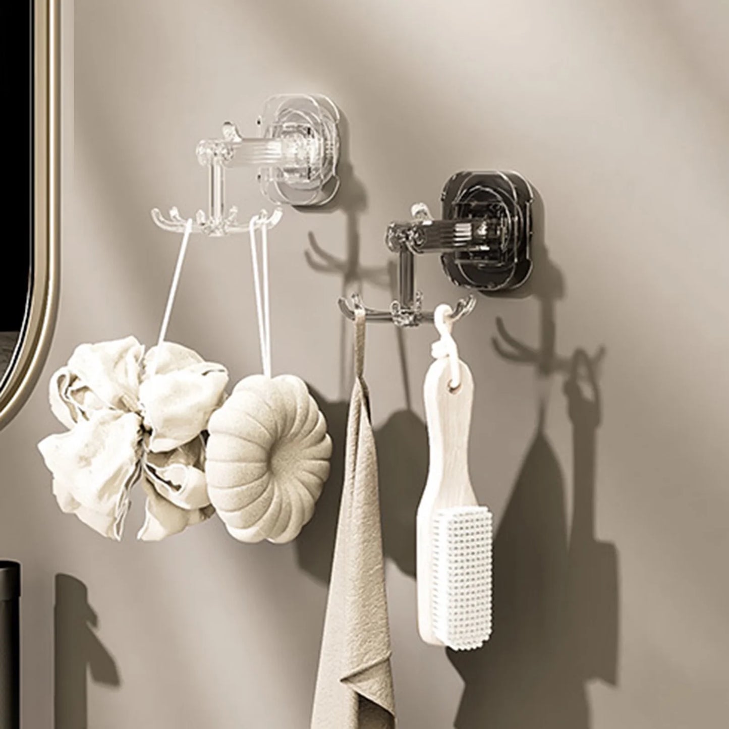 Multi-Purpose 360 Degrees Rotating Suction Hook