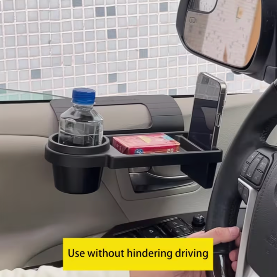 3-in-1 Cup & Phone Car Organizer