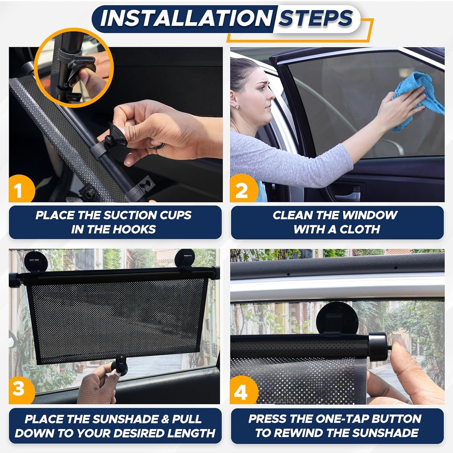 Window Roller Sunshade Curtain
