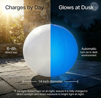 Solar powered 16 Colour Changing Beach Floating Light