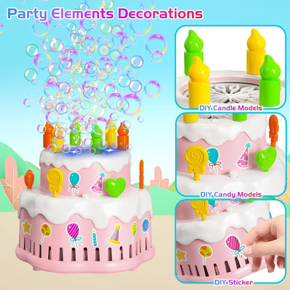 Birthday Cake Bubble Machine