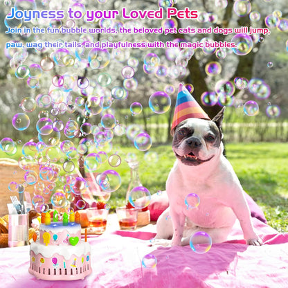 Birthday Cake Bubble Machine