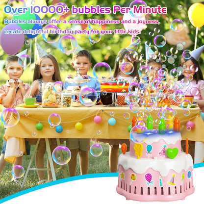 Birthday Cake Bubble Machine