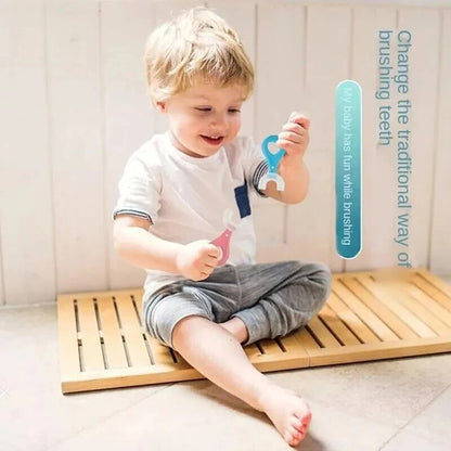 U Shaped Soft Toothbrush For Kids (Pack of 3)