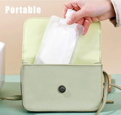 Squeeze & Refillable Leakproof Plastic Pouch Set