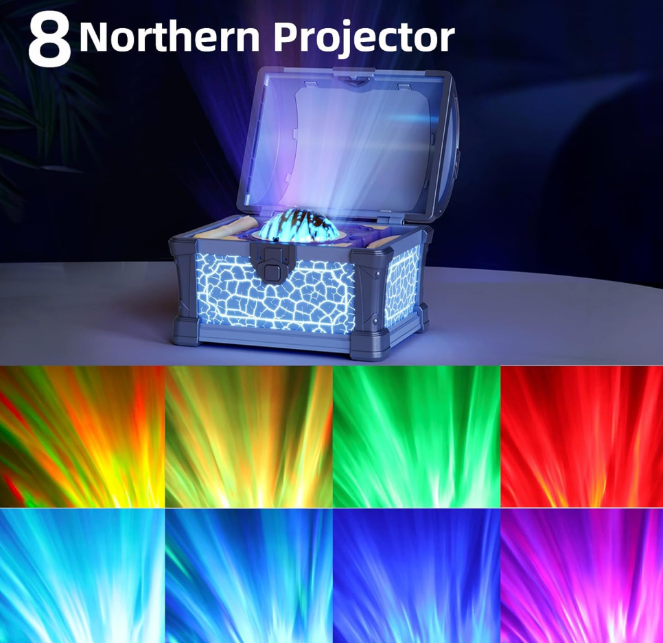 GlowChest Treasure Projection Lamp