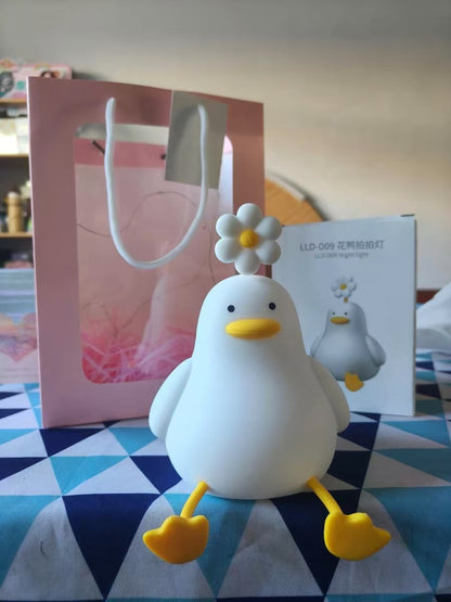 Flower Duck Night Light for Kids