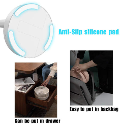 Folding Portable Retractable Floor Fan USB