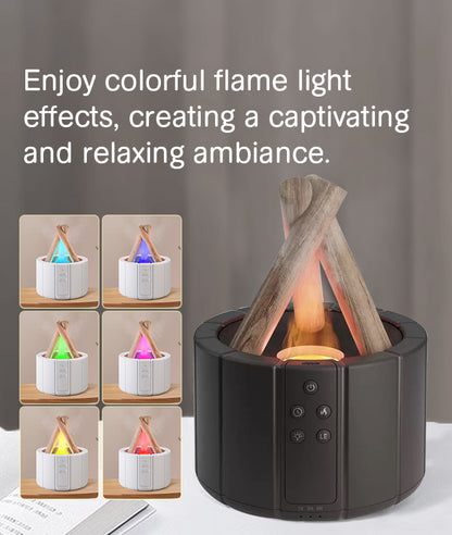 3D Bonfire Aroma Diffuser RemoteControl - Air Purification