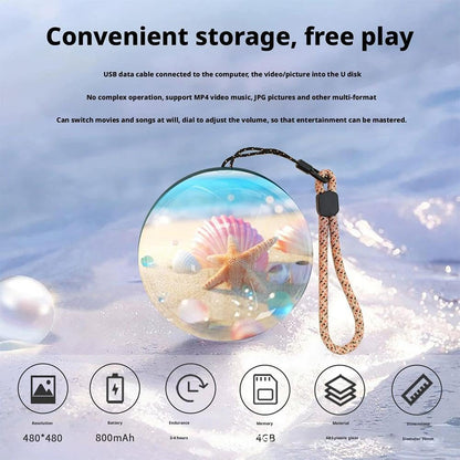 Video Player Crystal Memory Ball