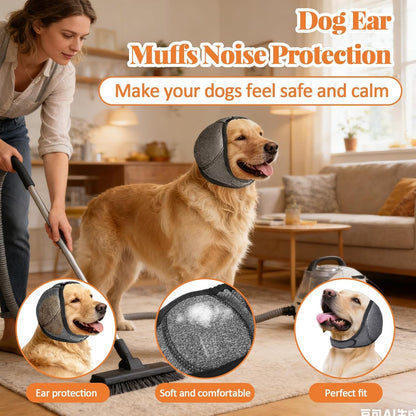 Dog Calming Noise-Canceling & Anxiety Relief Head Wrap